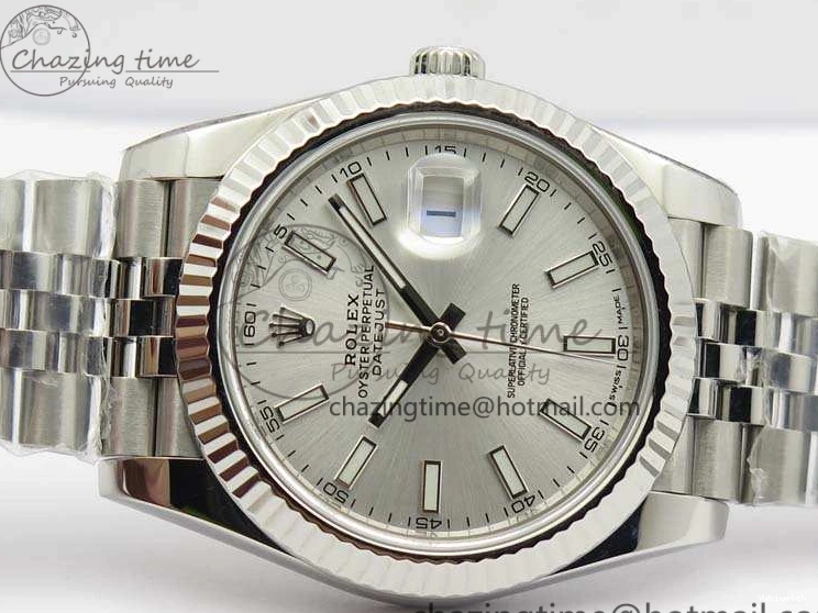 Noob Stick DateJust SS 1:1 Markers Best Bracelet Silver Jubilee A3235 On Edition 228238 Dial 1225